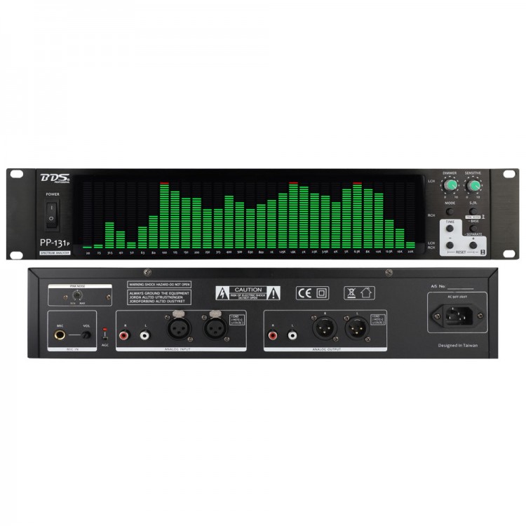 Audio Music Production - BDS PP-131P 오디오 스펙트럼 분석기 그린