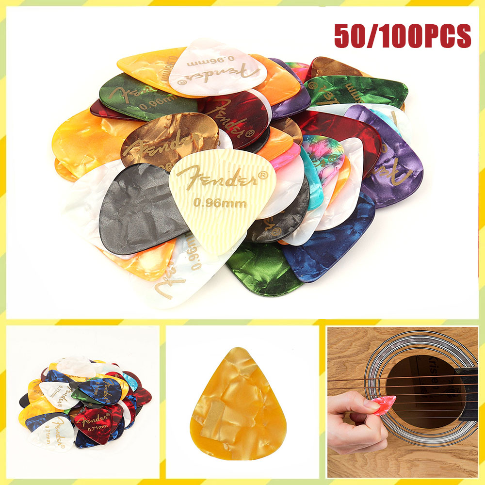 Electric Guitar Pick Pack - 50 & 100 Pcs 새로운 어쿠스틱
