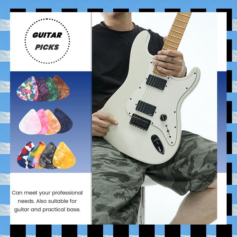 Electric Guitar Pick Pack - ABME 60 팩 추상 미술 다채로운