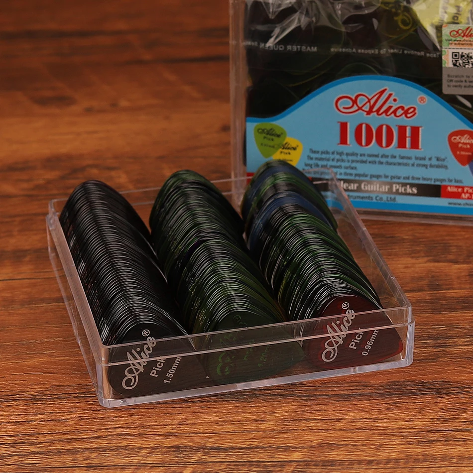 Electric Guitar Pick Pack - Alice AP-100H 100 개/대 어쿠스틱 일렉트릭