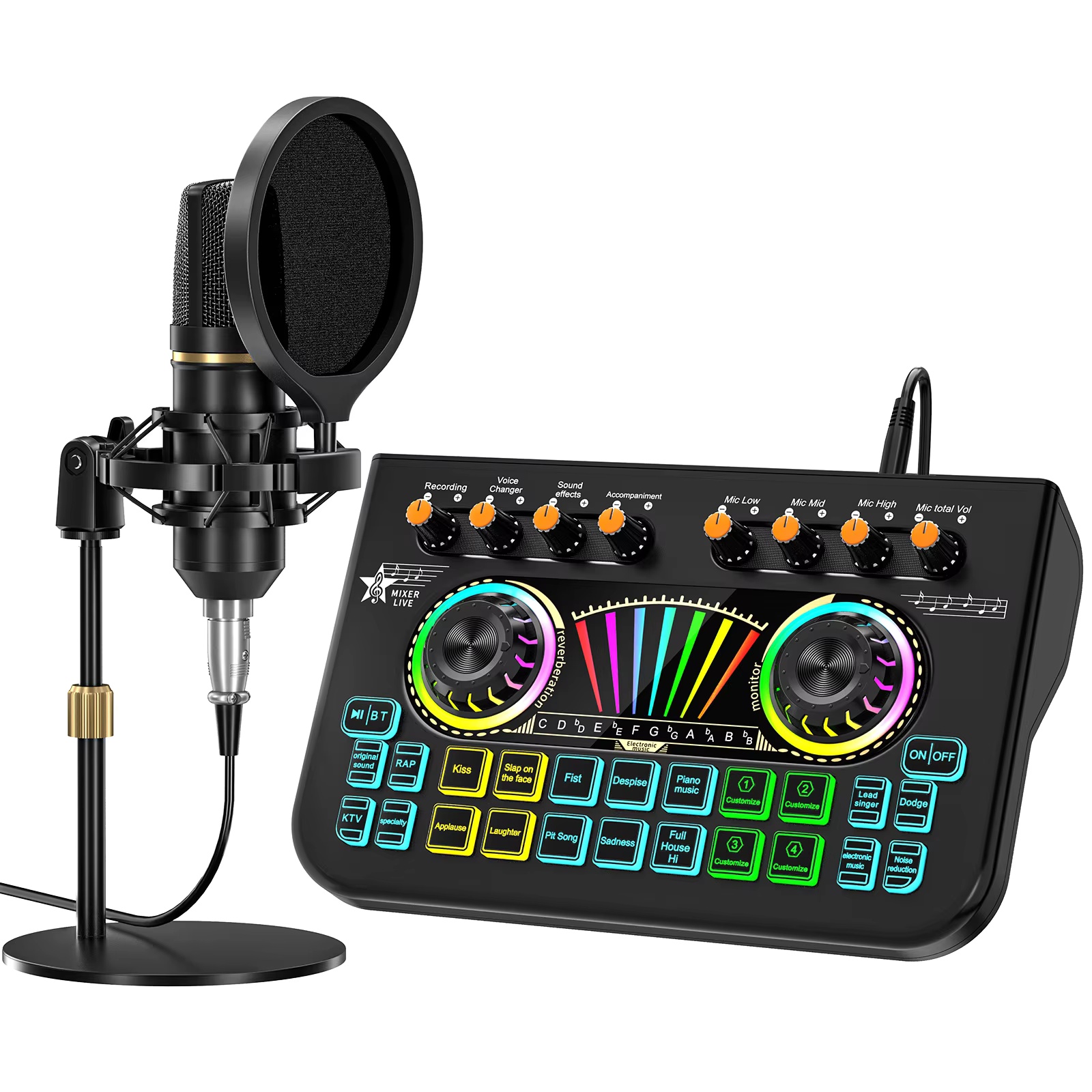 Audio Music Sound - 텐램프 X3 BM800 팟캐스트 마이크 번들