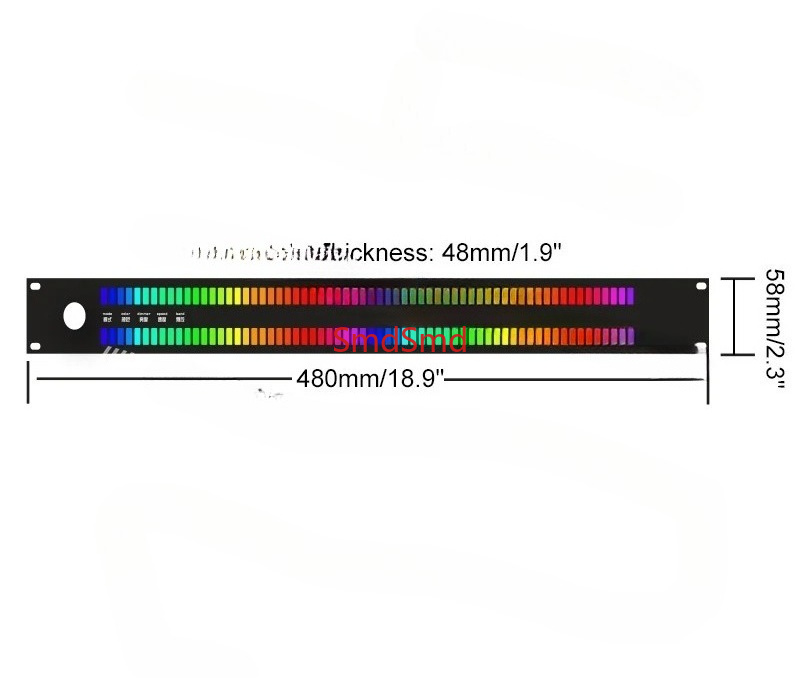 Audio Music Visualizer Free - 128등 LED 음악 스펙트럼 디스플레이 LED64X2