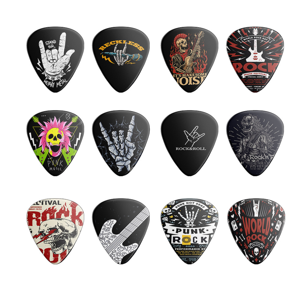 12개 기타 피크 0.46mm 0.71mm 0.96mm - Electric Guitar Pick Pack 리뷰 및 가격