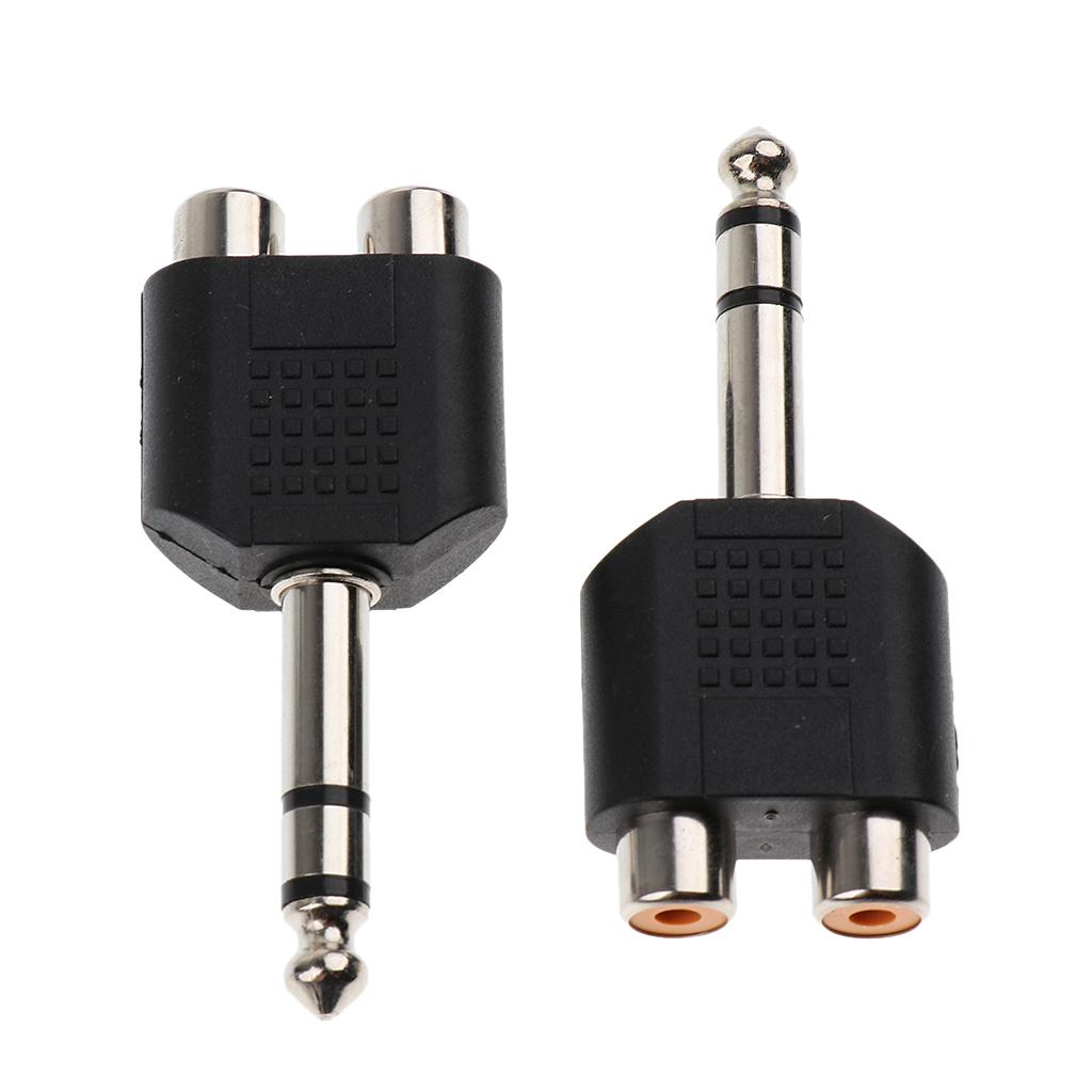 오디오 분배기 6.5mm-듀얼 RCA 케이블 스피커 증 - Audio Music Production 리뷰 및 가격