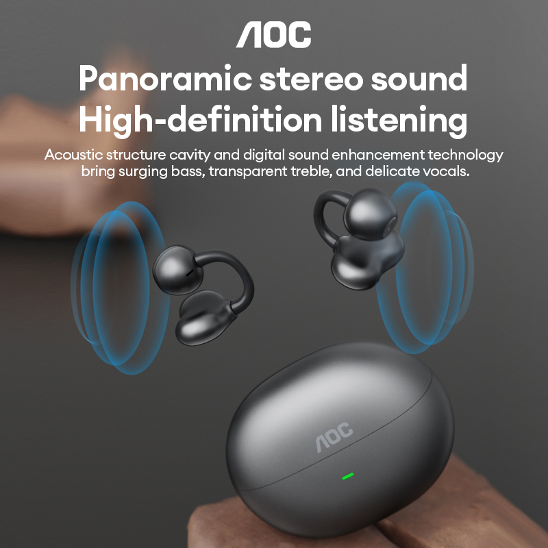 AOC ACD2544 무선 블루투스 이어클립 이어버드  - Audio And Music 리뷰 및 가격