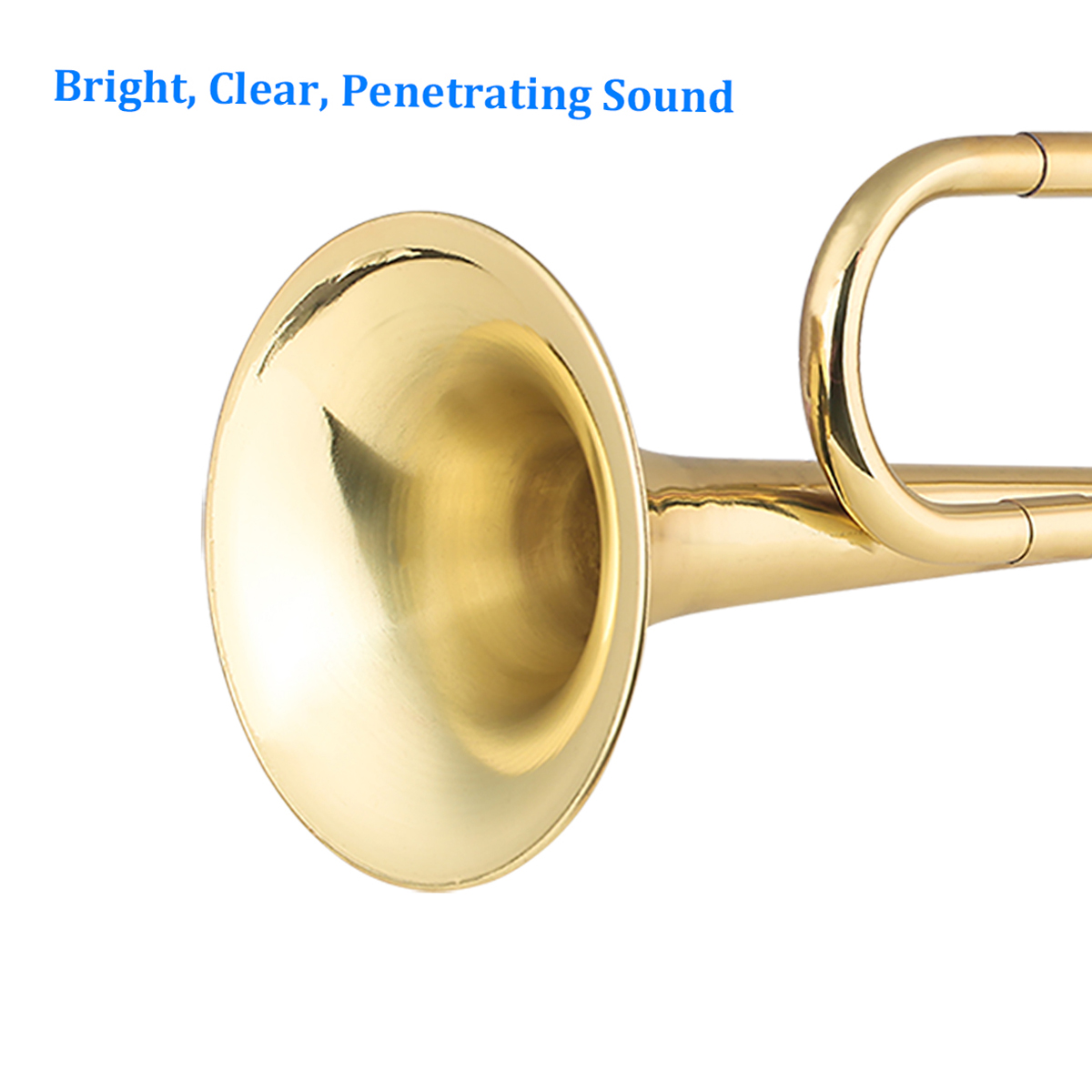 초보자를 위한 마우스피스가 있는 황동 C 나팔 호출 금 - Trombone Mouthpiece 리뷰 및 가격