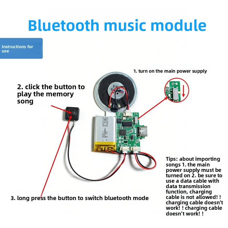 충전식 무선 오디오 사운드 모듈 USB 다운로드 사운드 - Audio Music For Download 리뷰 및 가격