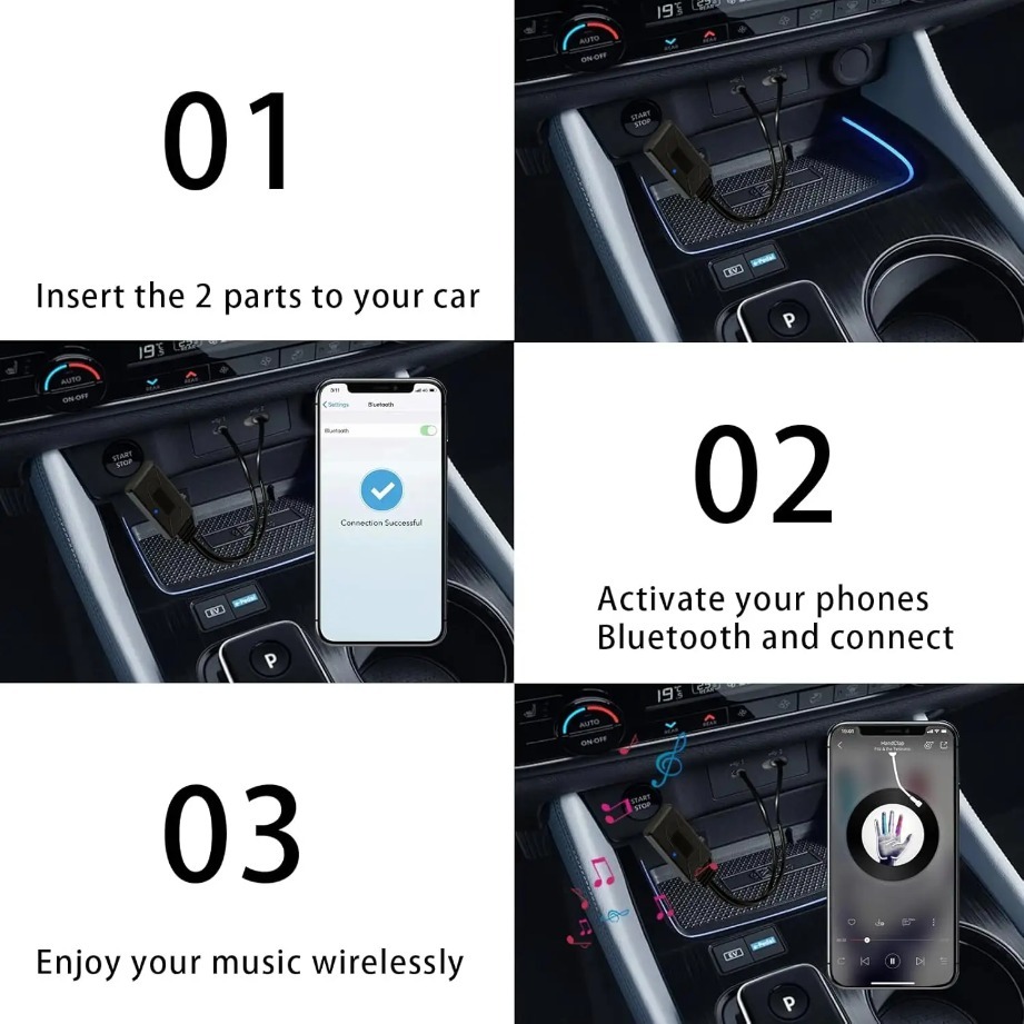 블루투스 오디오 어댑터 Aux 3.5mm 차량용 USB - Audio Universal Music 리뷰 및 가격