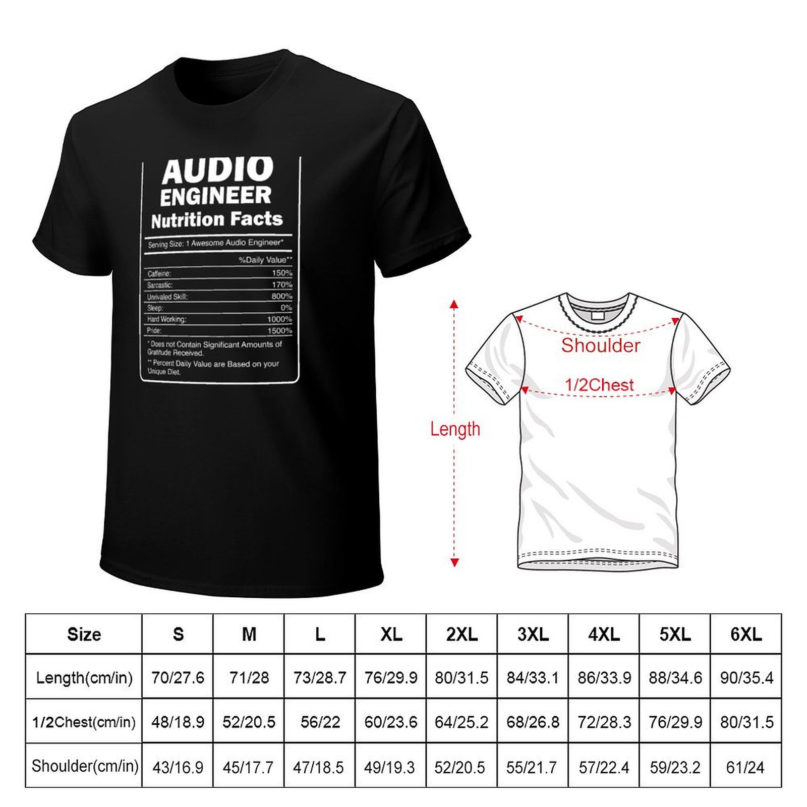 사운드 엔지니어 아트 오디오 음악 제작 티셔츠 가벼운  - Audio Music Production 리뷰 및 가격