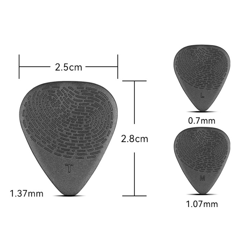 10Pcs 기타 픽업 0.7mm/1.37mm 블랙 안티 - Electric Guitar Pick Pack 리뷰 및 가격