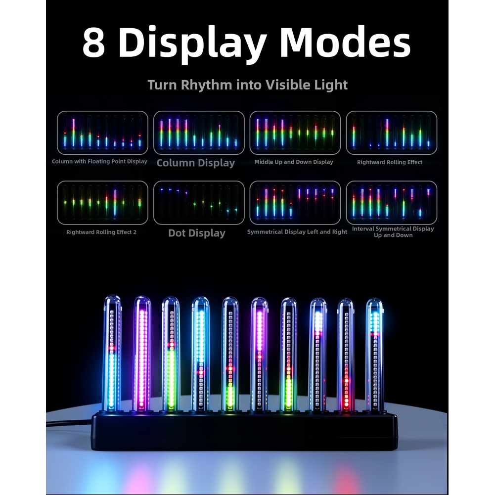 스펙트럼 사운드 활성화 음악 시각화 장치용 RGB LE - Audio Music Visualizer Free 리뷰 및 가격