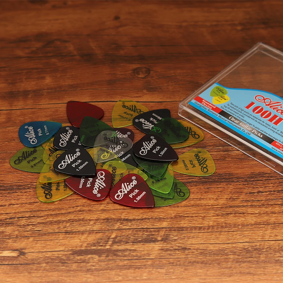 Alice AP-100H 100 개/대 어쿠스틱 일렉트 - Electric Guitar Pick Pack 리뷰 및 가격