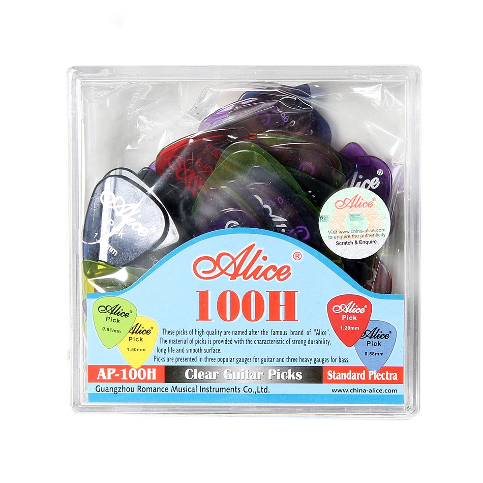 Alice AP-100H 100 개/대 어쿠스틱 일렉트 - Electric Guitar Pick Pack 리뷰 및 가격